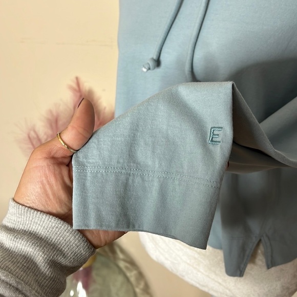 Everlane • retro jersey pullover hoodie - Picture 6 of 10